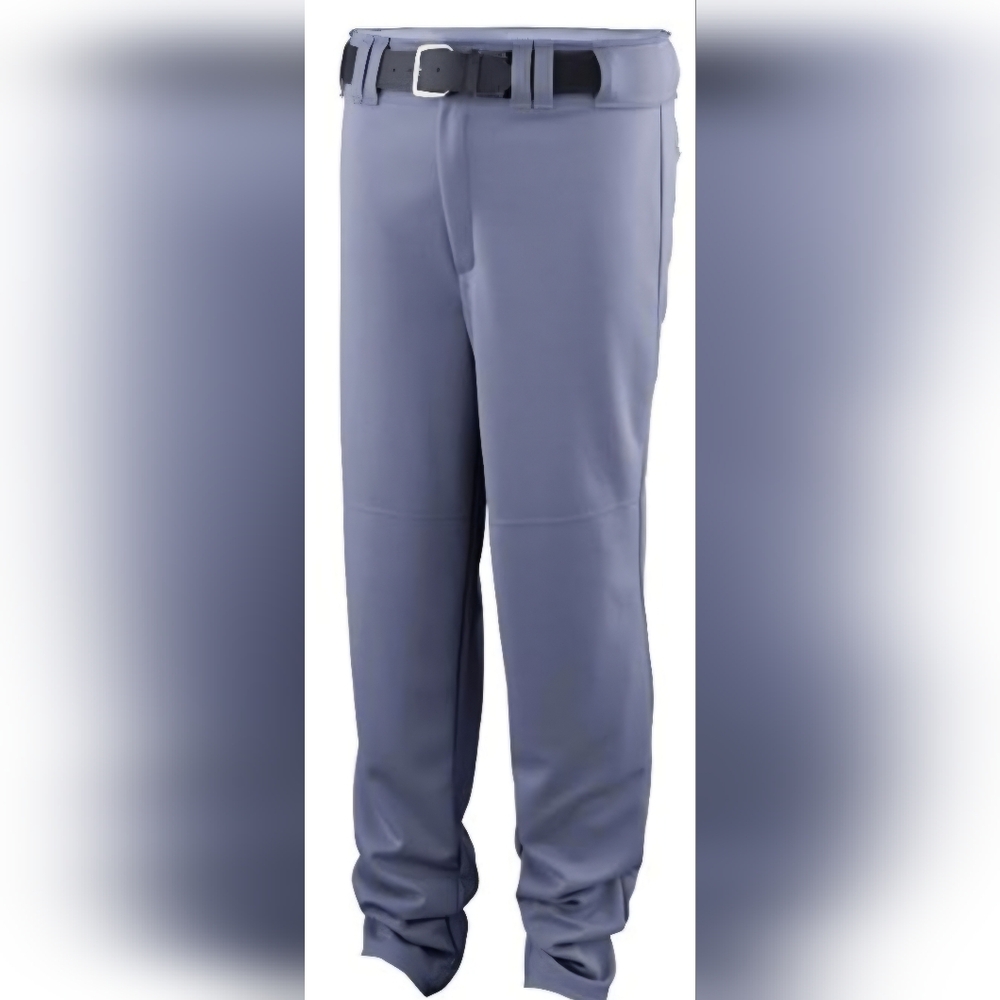 Augusta Series Open Bottom Baseball/Softball Pants Gray Blue XL NWOT BK-3008